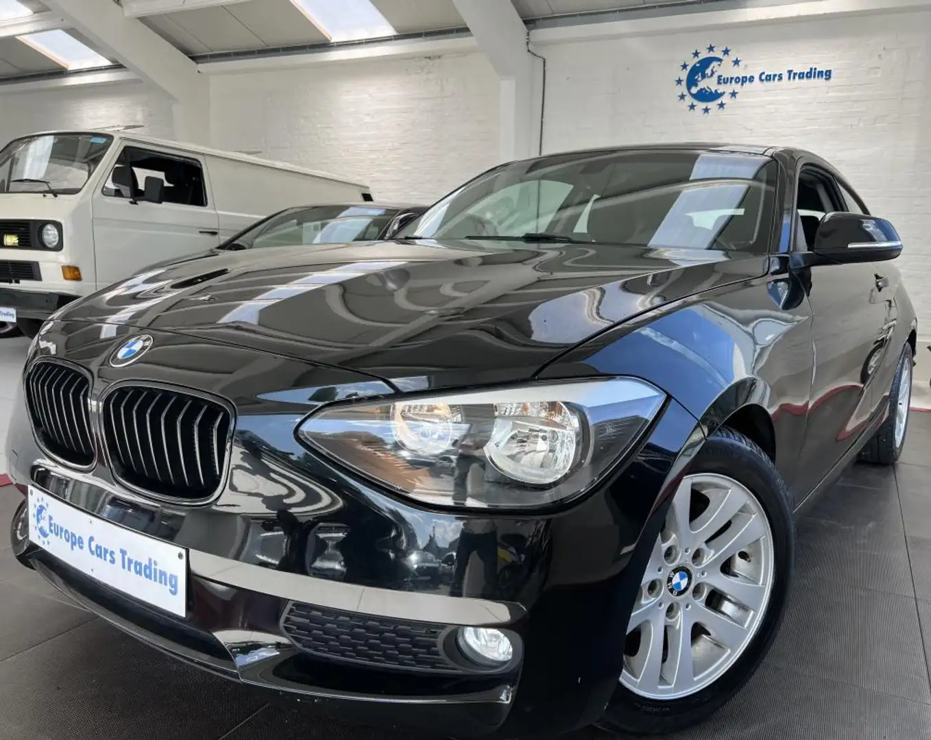BMW 114 LOUNGE 1.6 102ch SIEGE CHAUFFANT GAR 12M Noir - 1