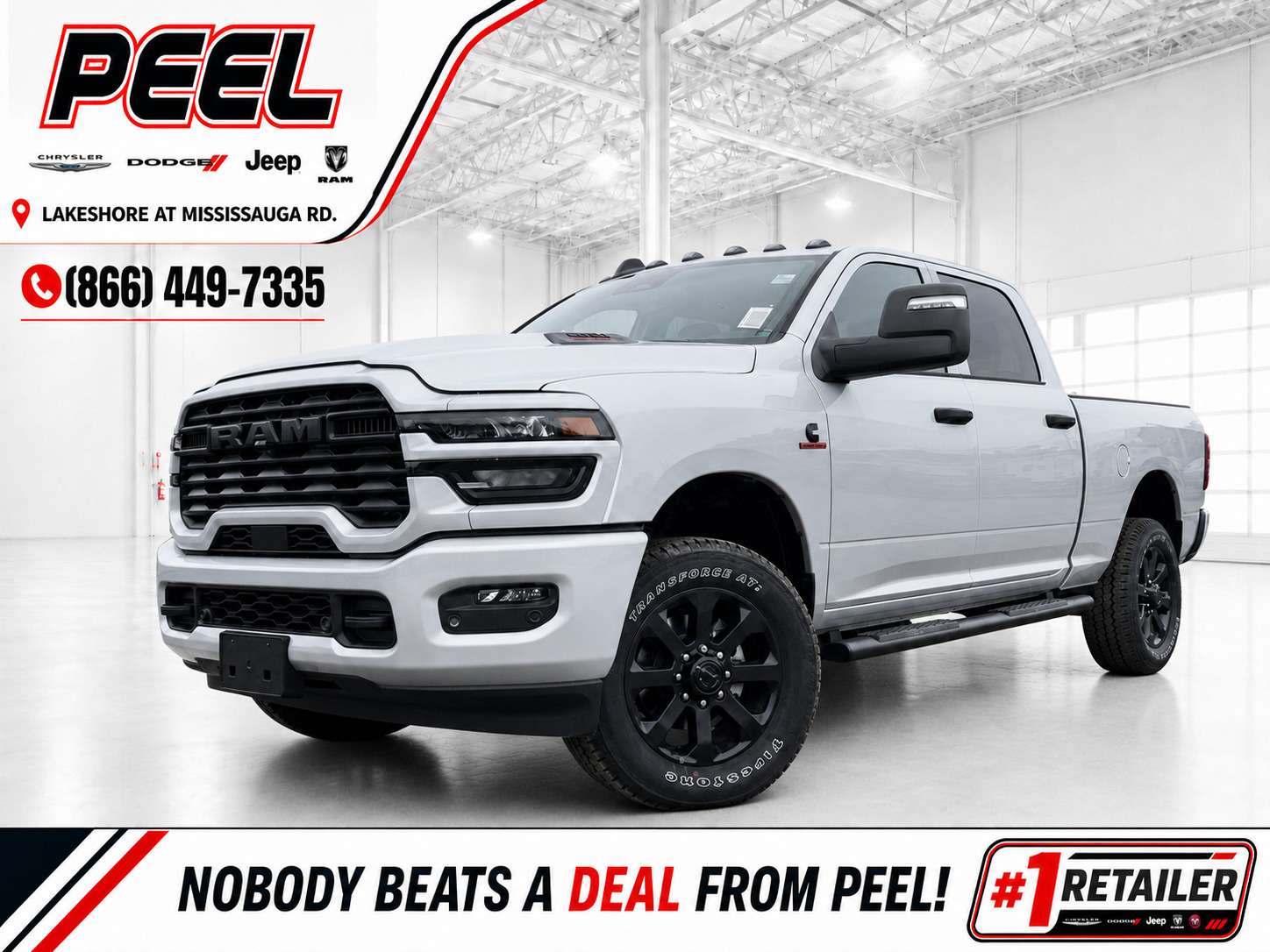 Silver 2026 RAM 2500 Pickup Truck Four-Wheel Drive 8-Speed Automatic