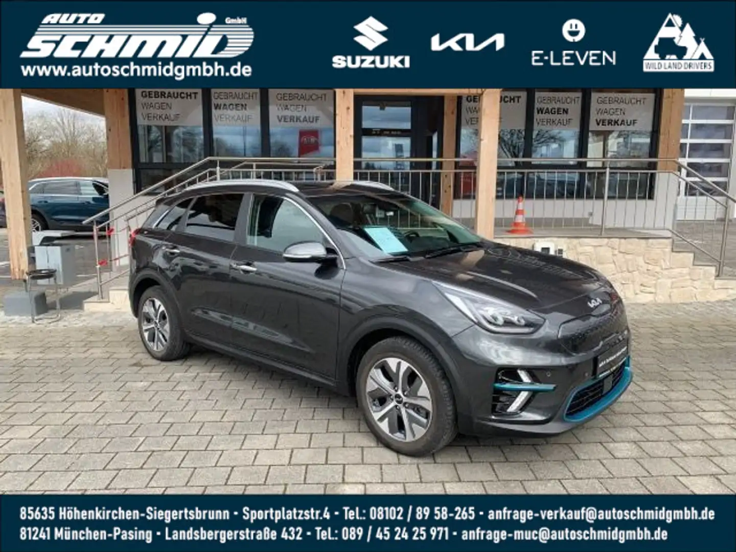 Kia Niro NIRO EV 204 SPIRIT 3PH GD LED+ INT Grau - 1