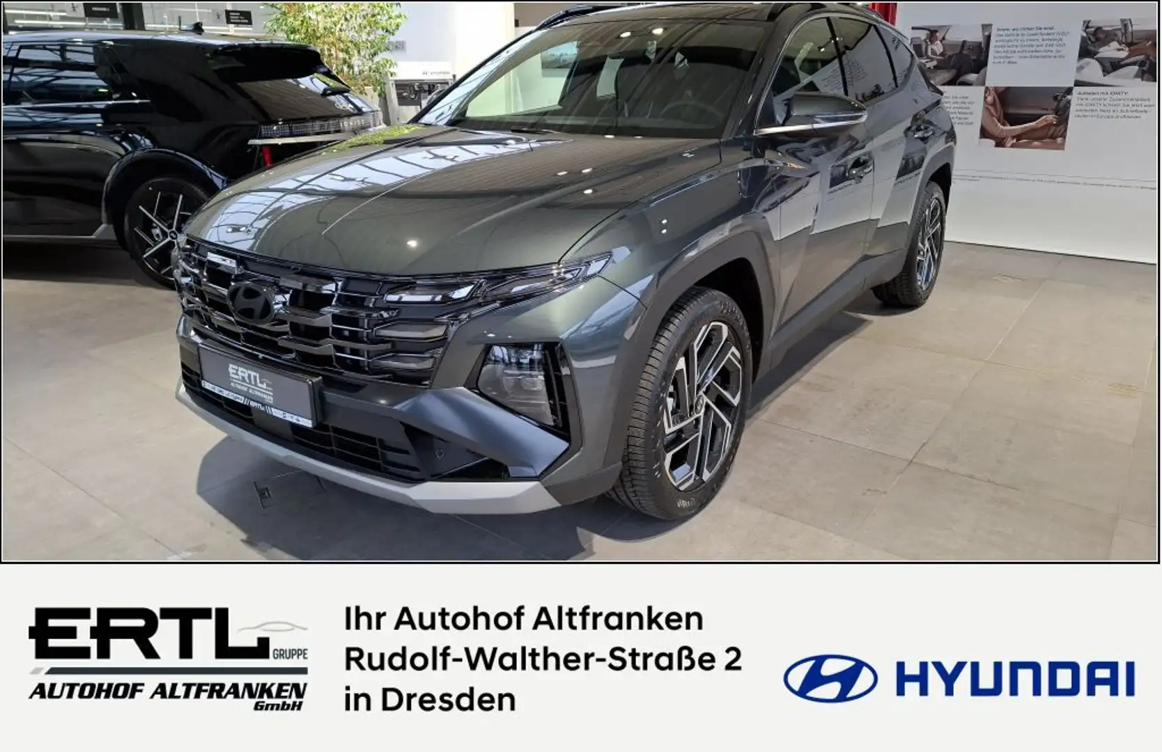 Hyundai TUCSON MJ25 1.6 T-GDi 48V 7-DCT 2WD Prime + Panoramadach Grün - 1