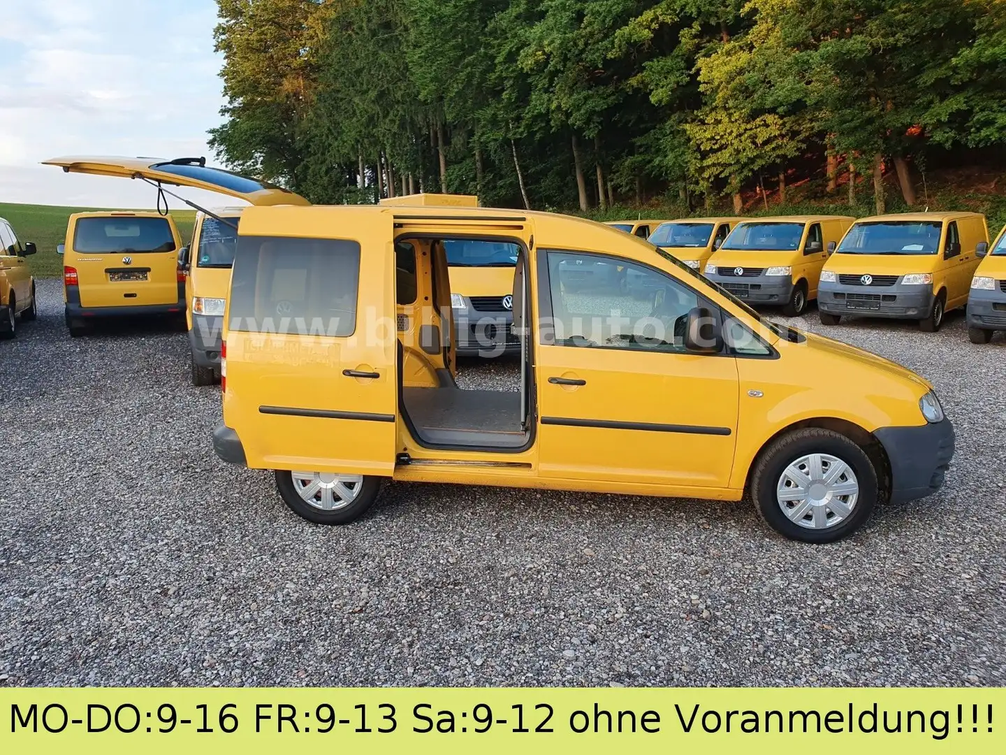 Volkswagen Caddy *2xSchiebetüre*1.Hand*2.0SDI*Scheckheft Gelb - 1