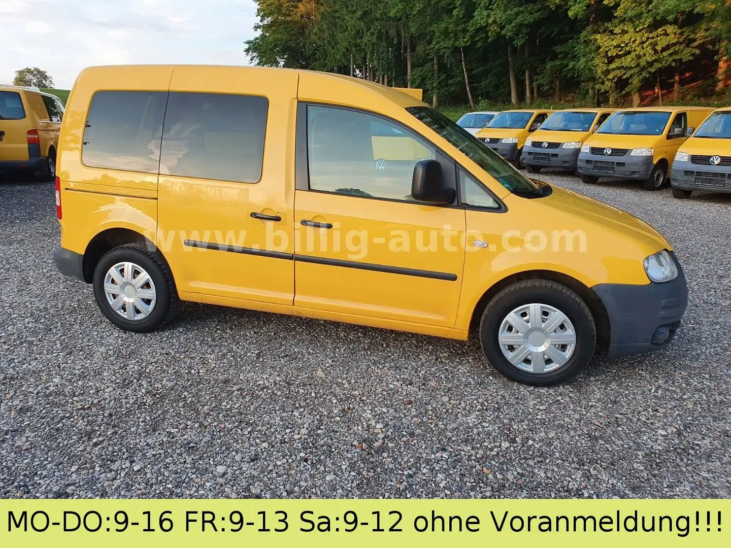 Volkswagen Caddy *2xSchiebetüre*1.Hand*2.0SDI*Scheckheft Gelb - 2