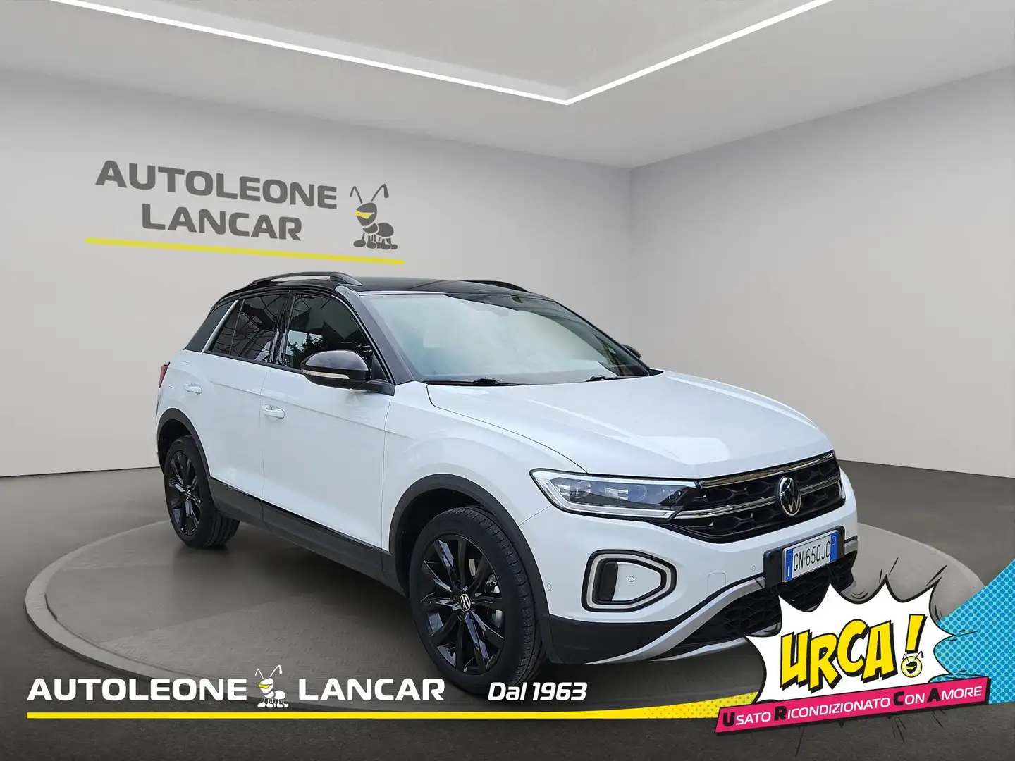 Volkswagen T-Roc 2.0 TDI Style 115cv + TETTO NERO 1 PROPRIETARIO Bianco - 1