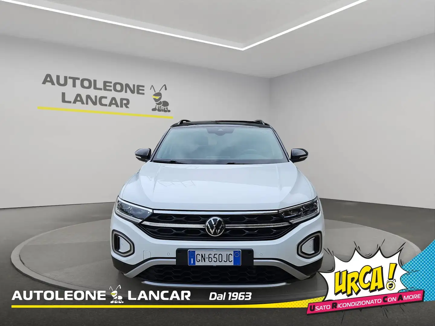 Volkswagen T-Roc 2.0 TDI Style 115cv + TETTO NERO 1 PROPRIETARIO Bianco - 2