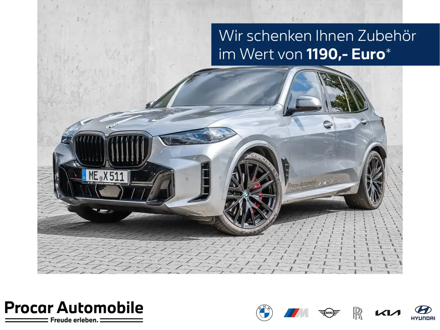 BMW X5 xDrive30d M-Sport + H/K + Head Up + Driv. Ass. + A Grau - 1
