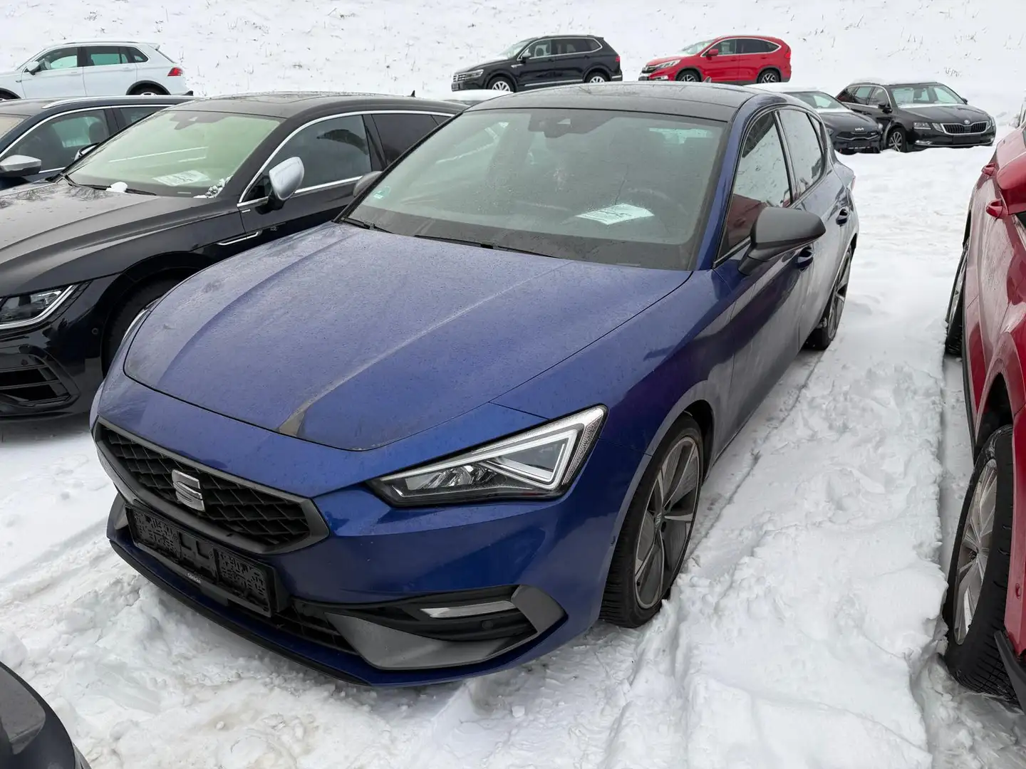 SEAT Leon 1.5 TSI FR SHZ|Pano|Sport|Winter|LED|Navi|Sound Blau - 2