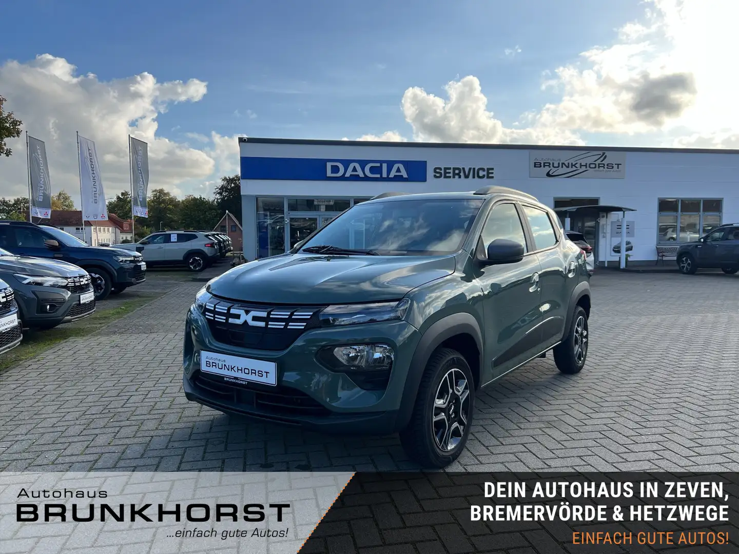 Dacia Spring Electric 45  Essential CCS+RFK+GJR Grün - 1