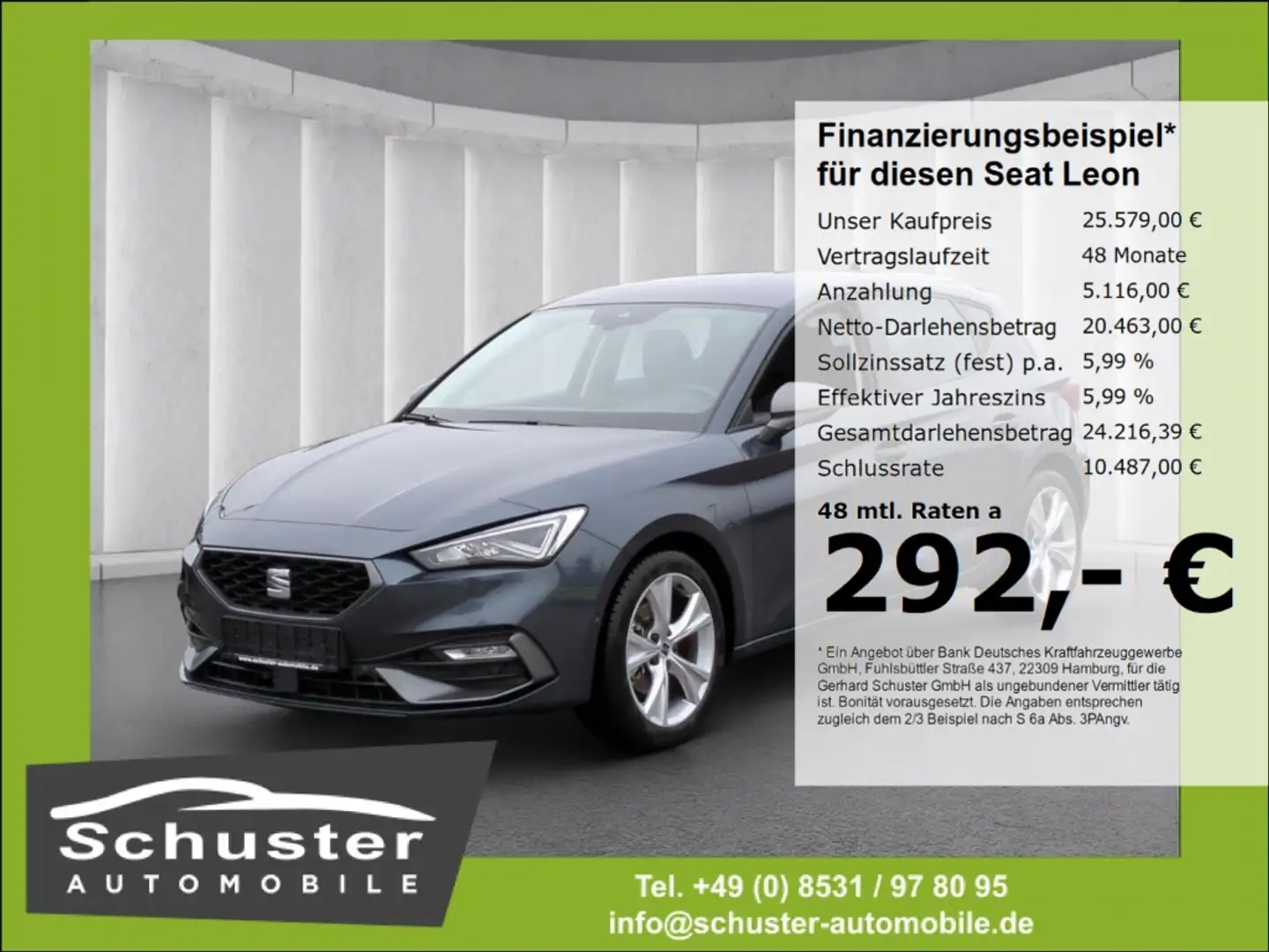 SEAT Leon FR 1.5eTSI*DSG LED ACC R-Kam Navi digCockp Gris - 1