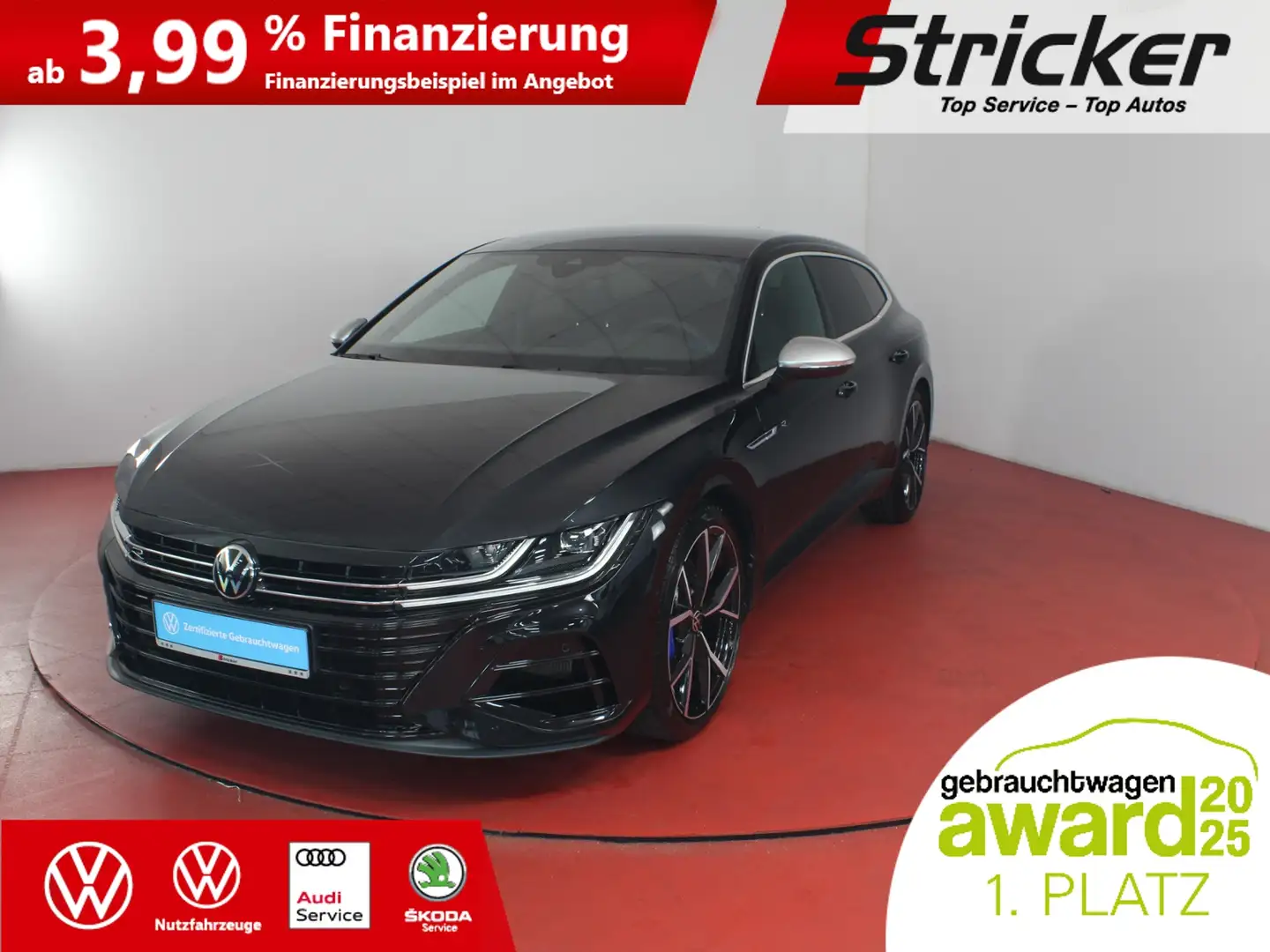 Volkswagen Arteon Shooting Brake R 2.0TSI 424,-ohne Anzahlung AHK N Schwarz - 2