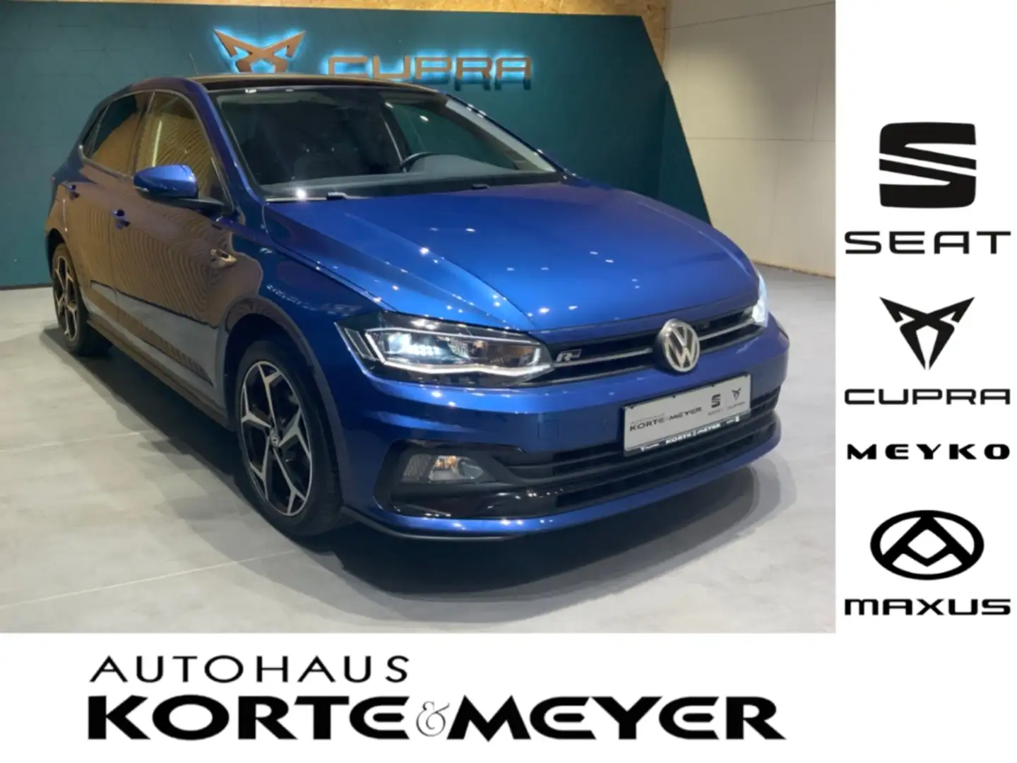 Volkswagen Polo VI Highline 1.0TSI DSG+ ACC+Navi Blau - 1