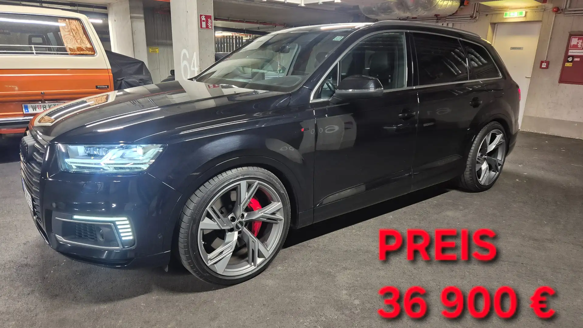 Audi Q7 e-tron 3.0TDI Schwarz - 2