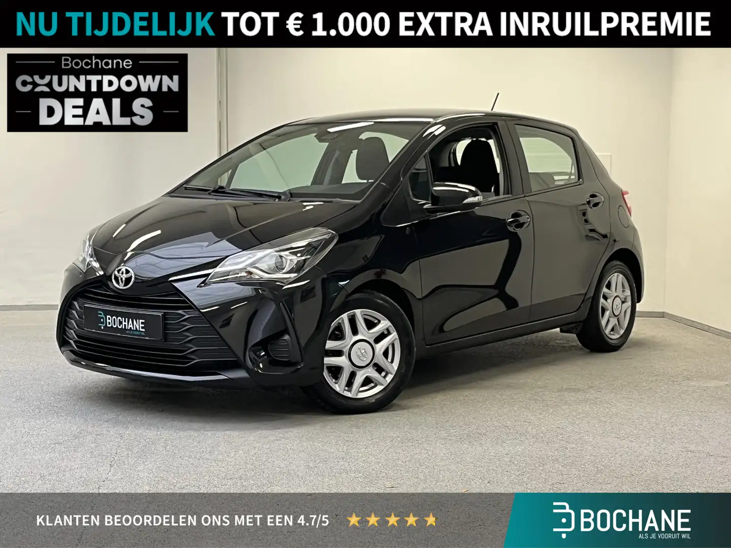 Toyota Yaris 1.5 VVT-i Active | 1e-EIG. | ORG.NL | CAMERA | LMV Zwart - 1