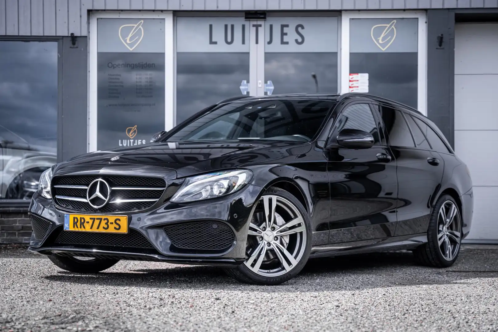 Mercedes-Benz C 180 Estate AMG Sport Pano-dak I Burmester I Leder I Ca Noir - 1