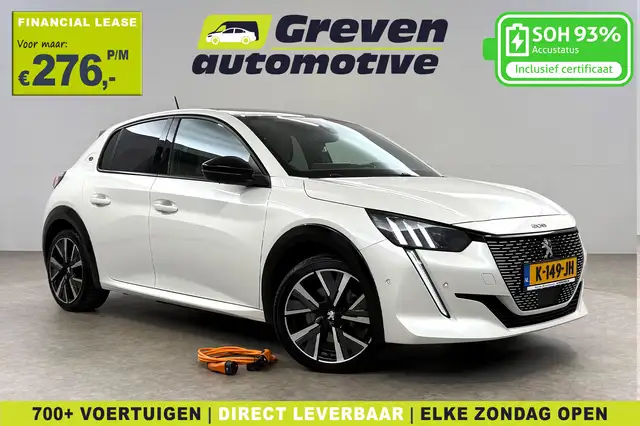 Peugeot e-208 EV GT 50 kWh | Snelladen | SOH 93% | Pano | Sfeer