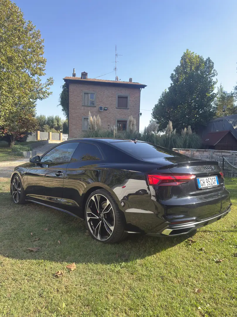 Audi A5 Coupe 40 2.0 tdi mhev S line edition quattro 204cv Nero - 2
