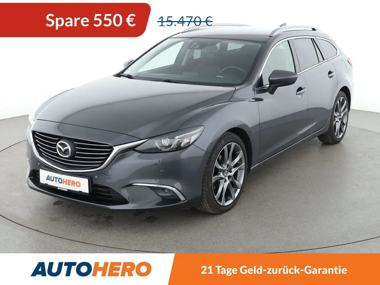 Mazda 6 2.2 Turbodiesel Sports-Line Aut.*NAVI*LED*CAM*SHZ* Grau - 1