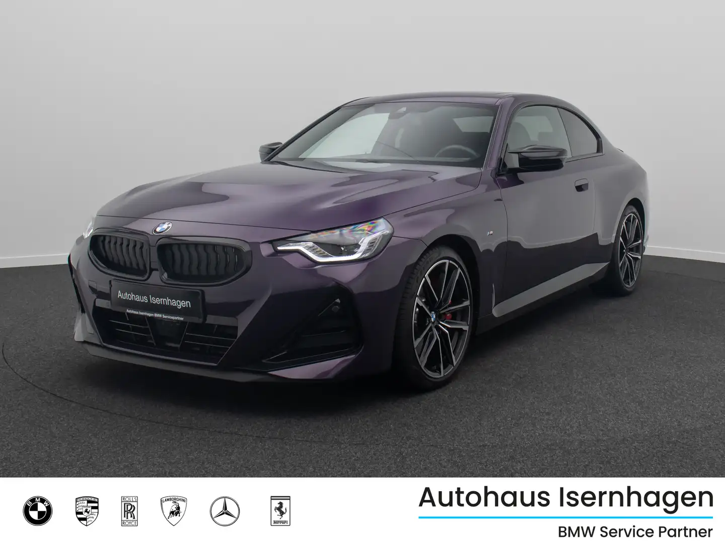 BMW 240 Coupé Kamera Alarm DAB HiFi Glasdach Mauve - 1