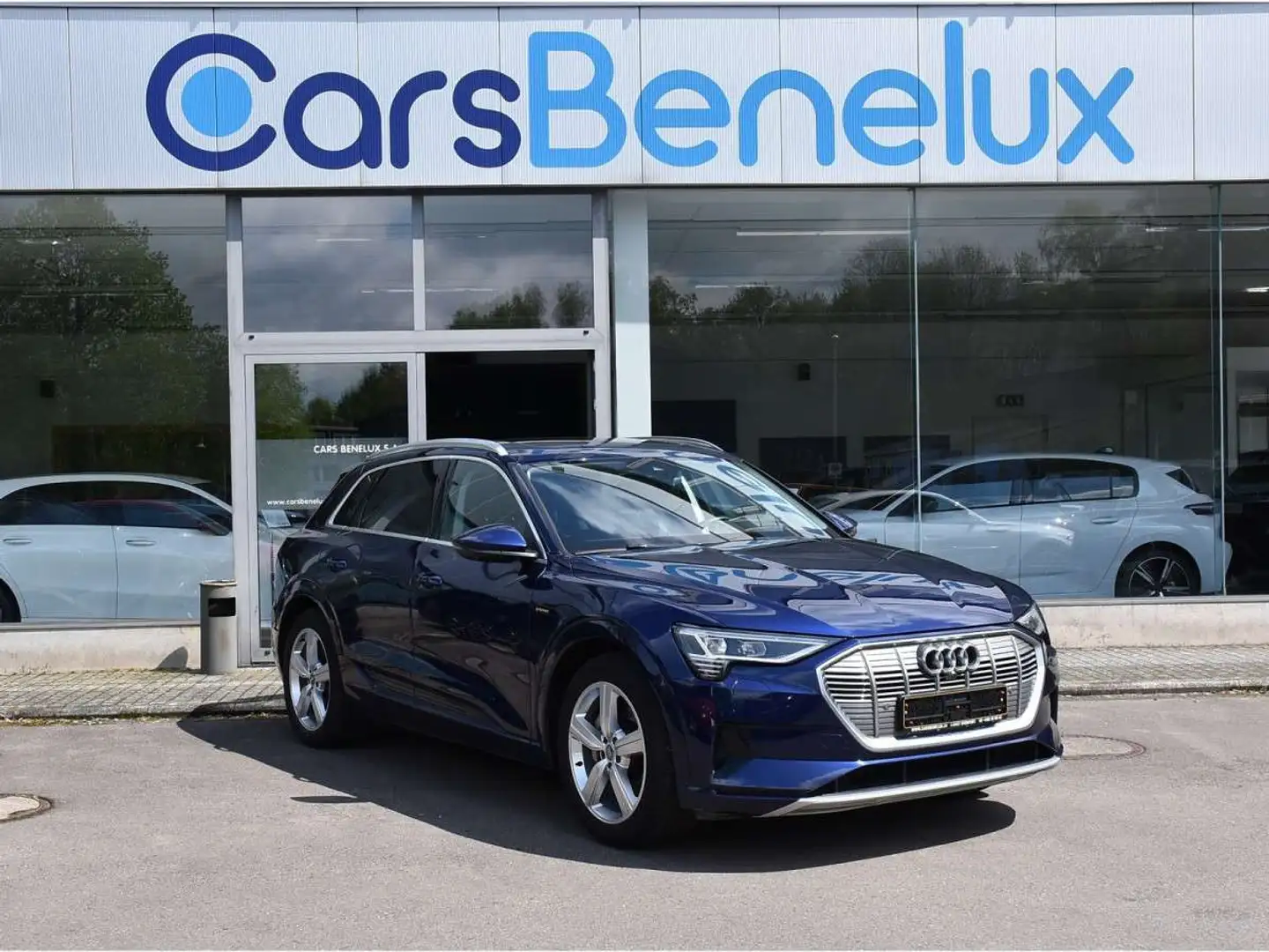 Audi e-tron 55 Quattro 95 kWh Advanced CUIR MEMO PANO CAM360 Bleu - 1