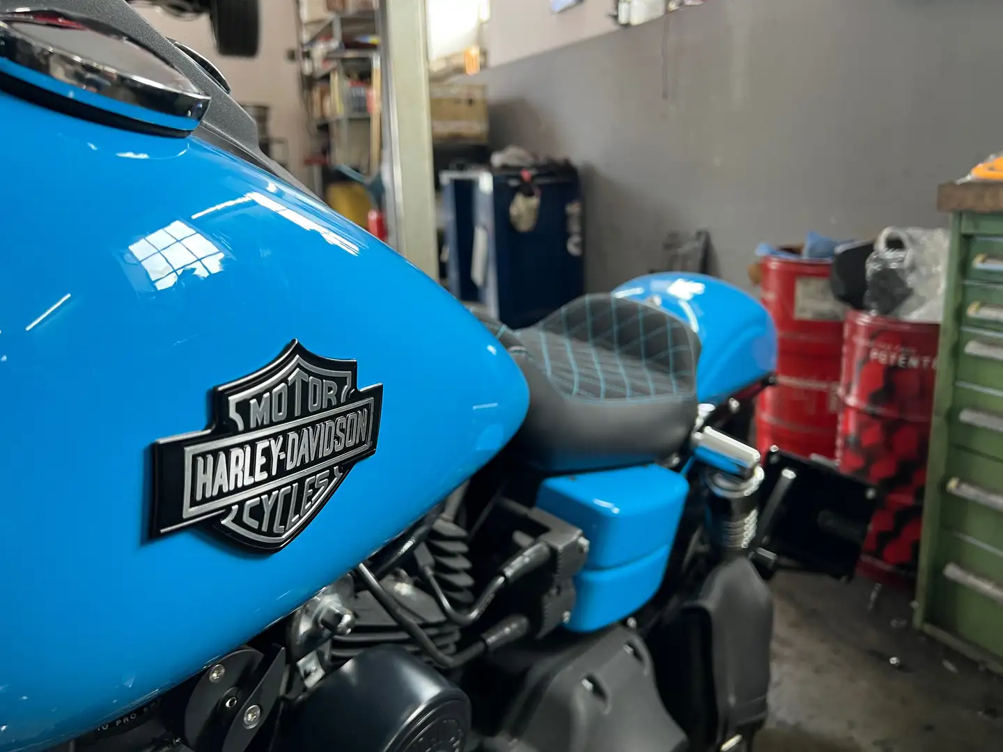 Harley-Davidson Dyna Street Bob Harley-Davidson Dyna Street Bob FXDB TC103 2014 Blu/Azzurro - 2