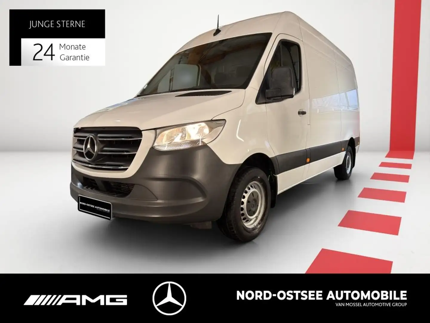 Mercedes-Benz Sprinter 316 L2H2 AHK STANDHZG NAVI DAB Blanc - 1
