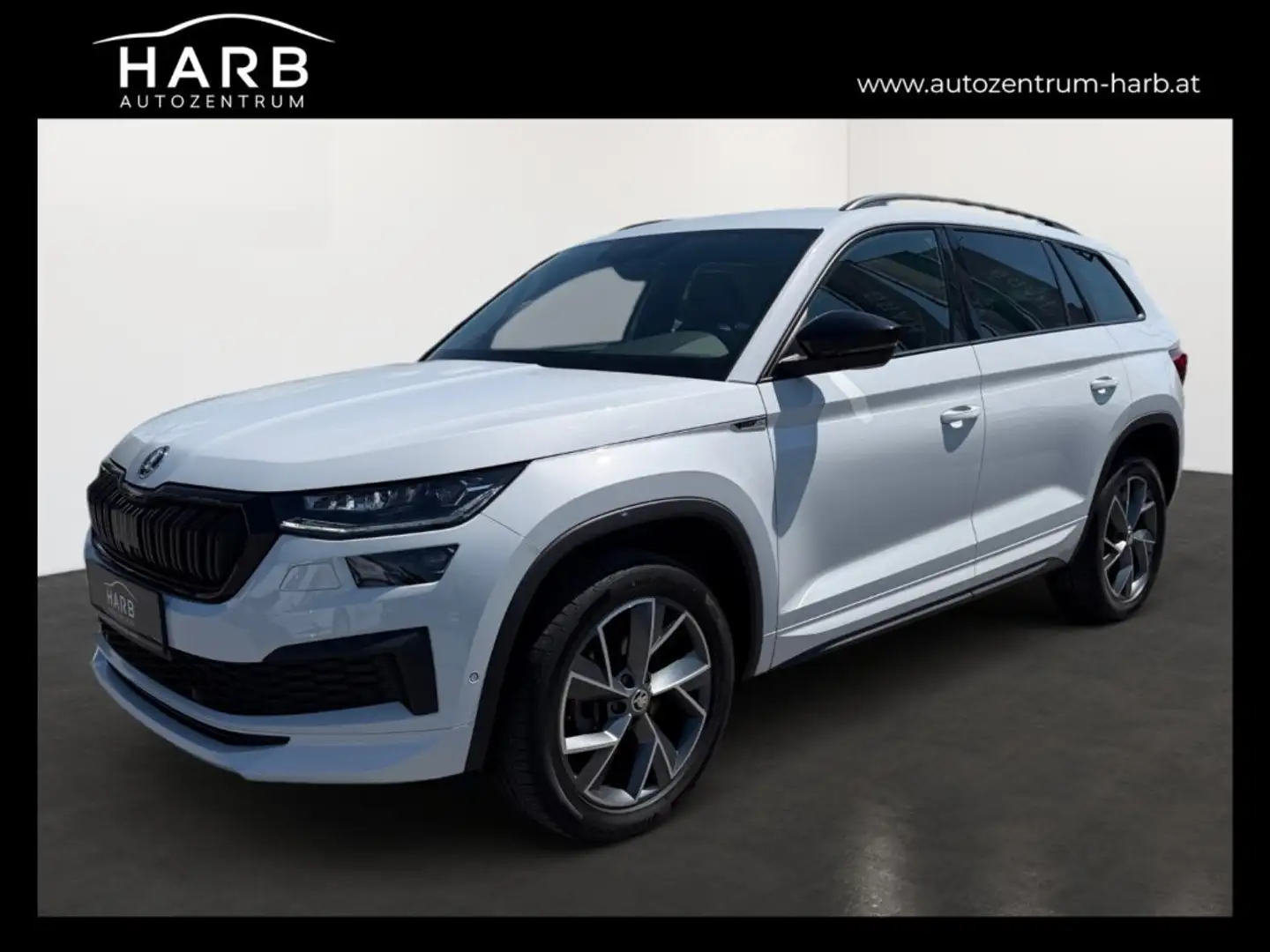 Skoda Kodiaq 2,0 TDI SCR 4x4 Sportline DSG Weiß - 1