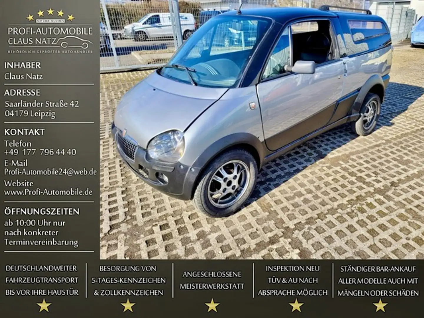 Ligier Sonstige Grecav EKE*Mopedauto 45 KM/H*LIEFERUNG MÖGL* Schwarz - 1