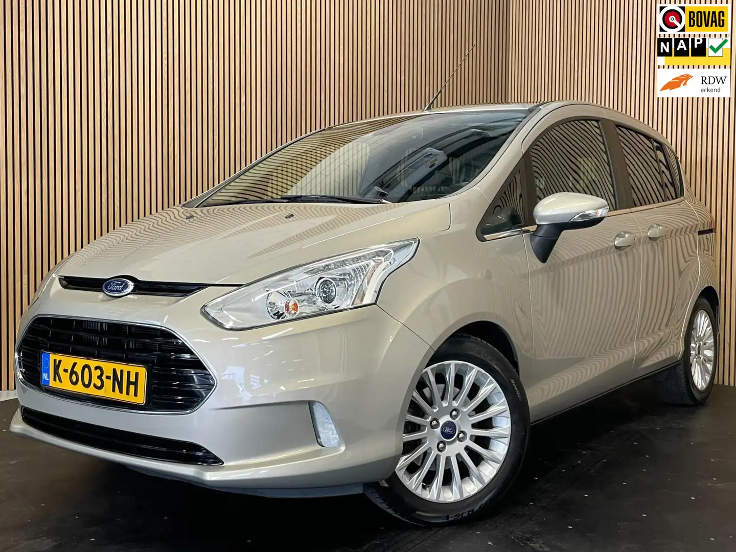 Ford B-Max 1.0 EcoBoost Titanium |PANO|CRUISE, CLIMATE CONTRO Grijs - 1