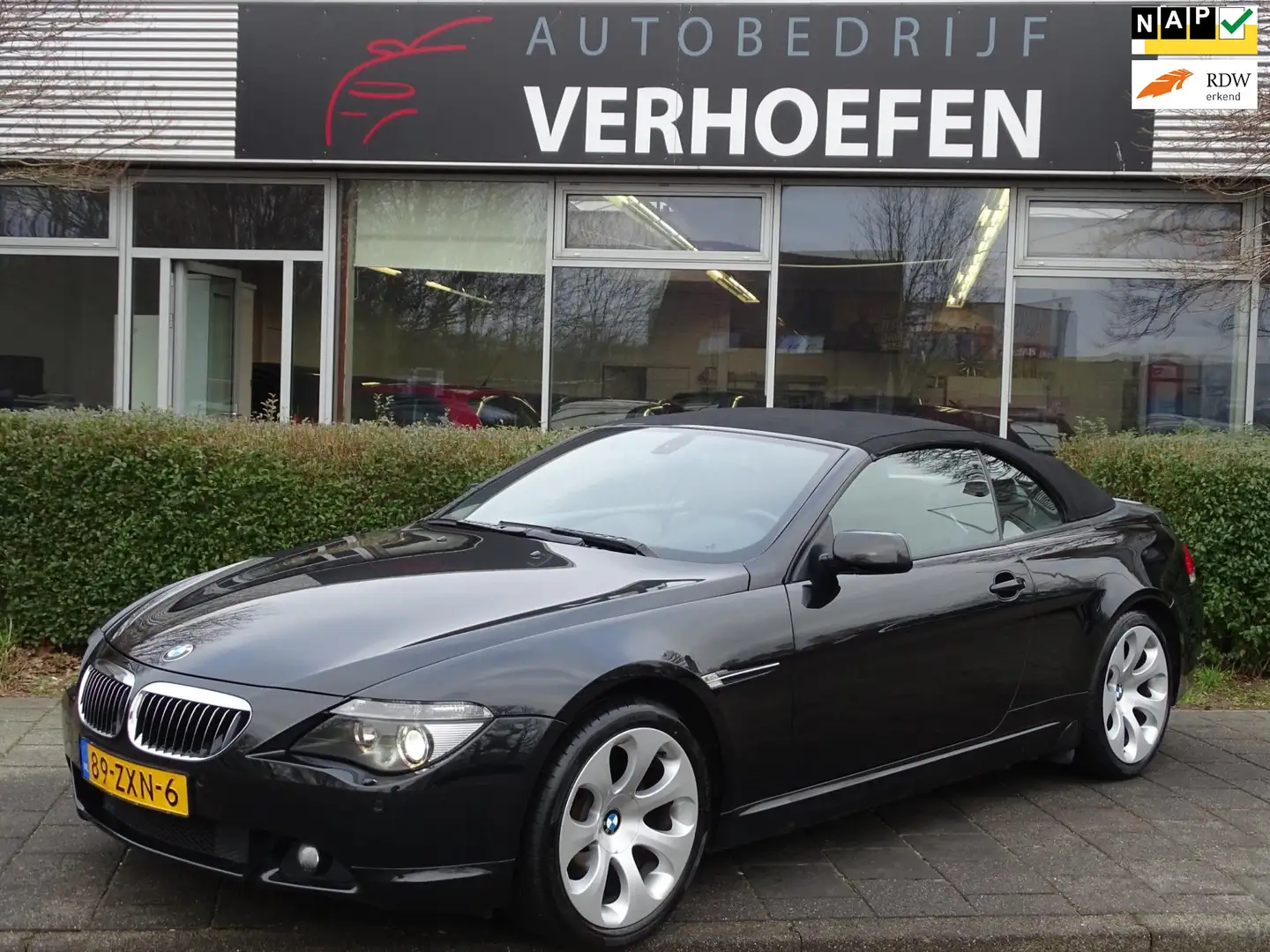 BMW 630 6-serie Cabrio 630i High Executive - CABRIO - AUTO Negro - 1