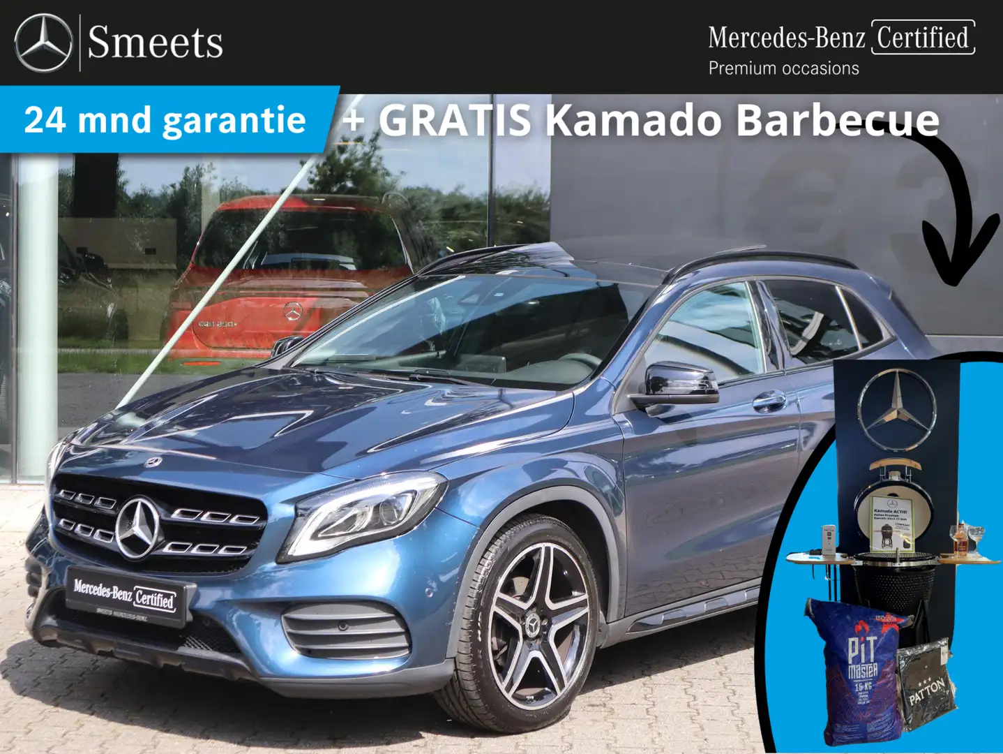 Mercedes-Benz GLA 180 Business Solution Blauw - 1