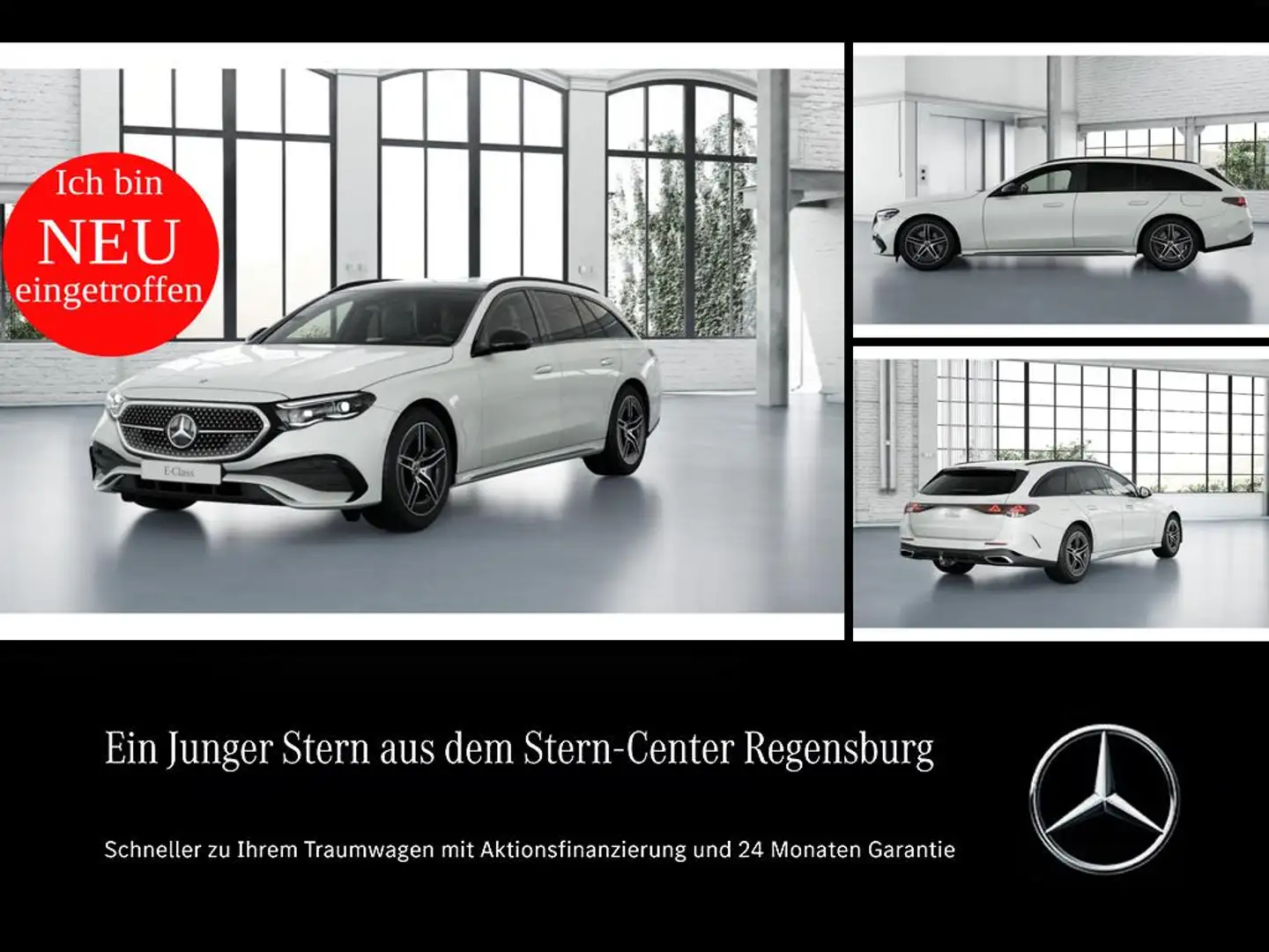 Mercedes-Benz E 300 de T 4M AMG+AIRMATIC+AHK+DISTR.+DC-LADER++ Wit - 1
