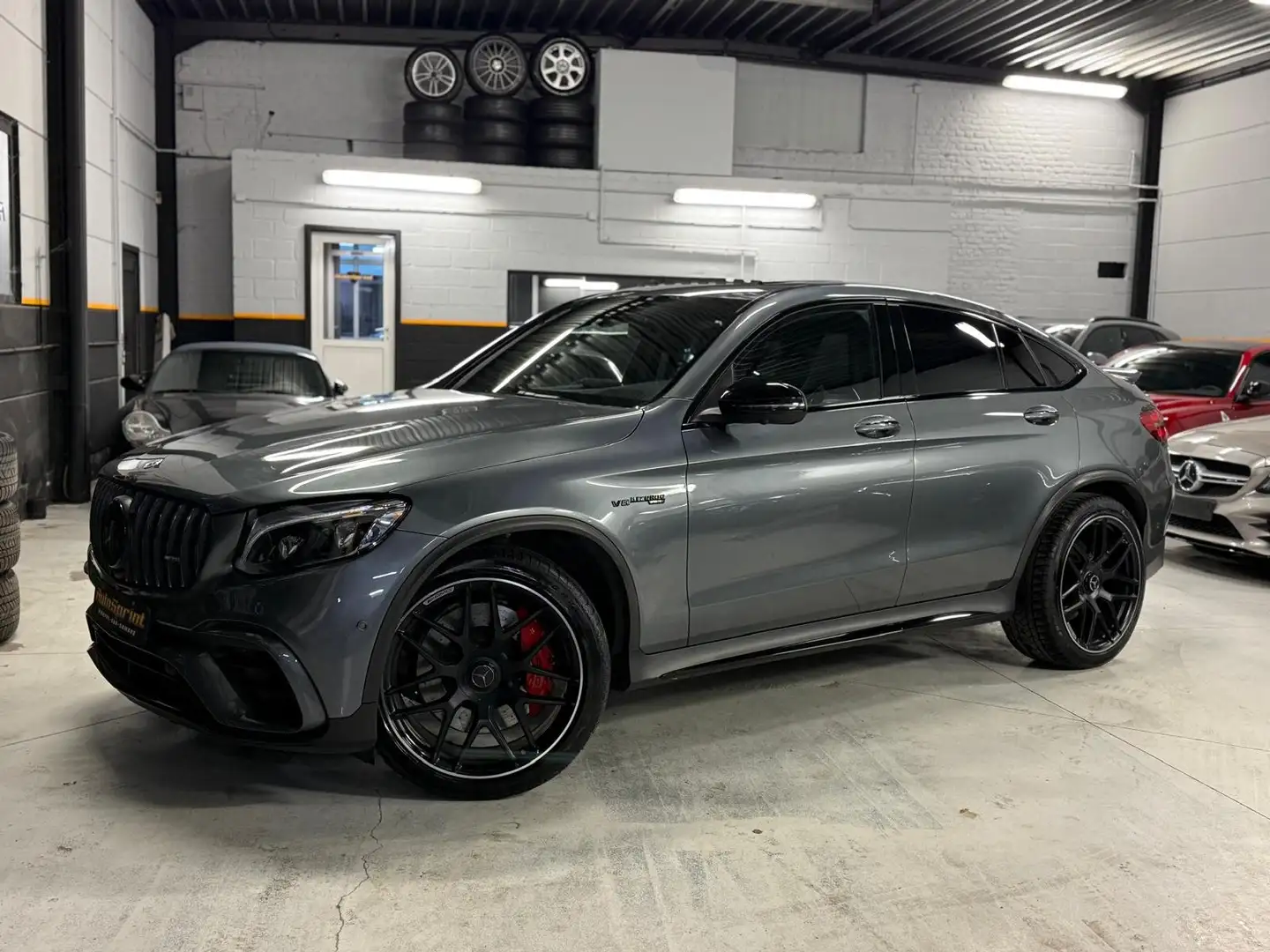 Mercedes-Benz GLC 63 AMG S * TVA 21% * TO * SOUND * SIEGES COQUE * CARBON Gris - 1