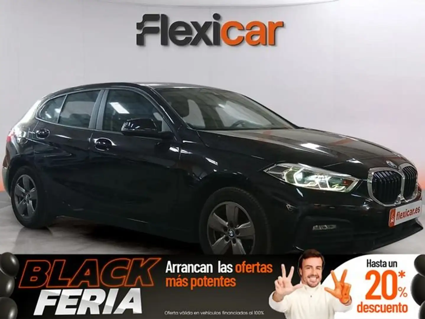 BMW 118 118d Noir - 1