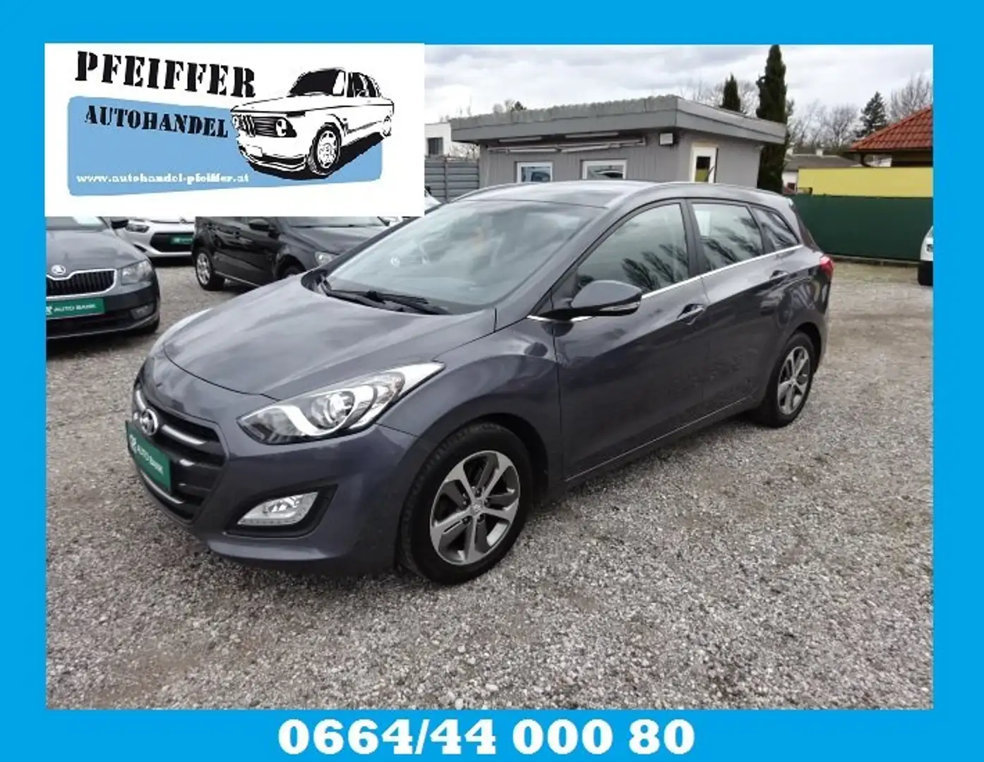 Hyundai i30 i30 CW 1,4 CRDi Business Class 1Besitz Serviceheft Grau - 1