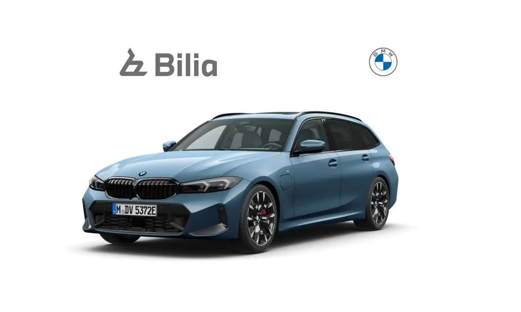 BMW 330 e xDrive M Sport Bleu - 1