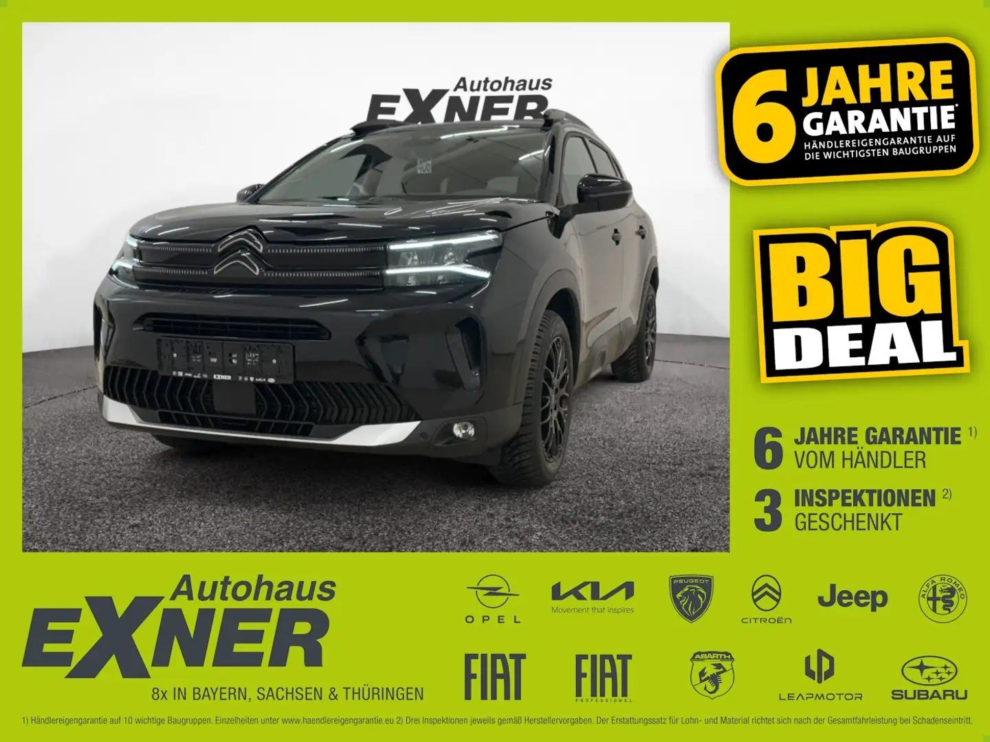 Citroen C5 Aircross MAX 18'' ALU, Alcantara/Kunstleder Schwarz - 1