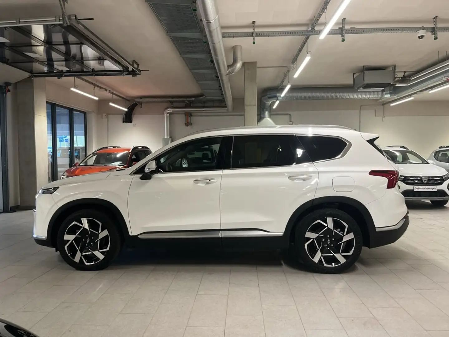 Hyundai SANTA FE Prime 4WD Klima Navi Leder Rückfahrkamera Weiß - 2
