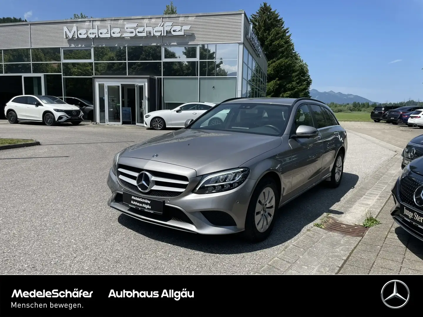 Mercedes-Benz C 220 C 220 d T Komfort-Paket Distr AHK LED 360° Totw Zilver - 1