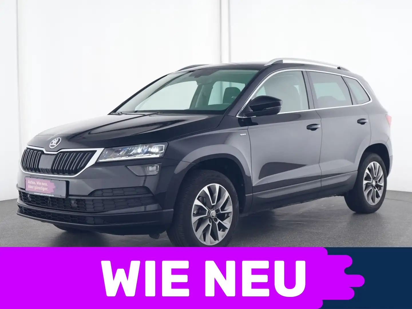 Skoda Karoq Clever AHK|Navi|Kamera|PDC|LED|SHZ|Tempo Zwart - 1