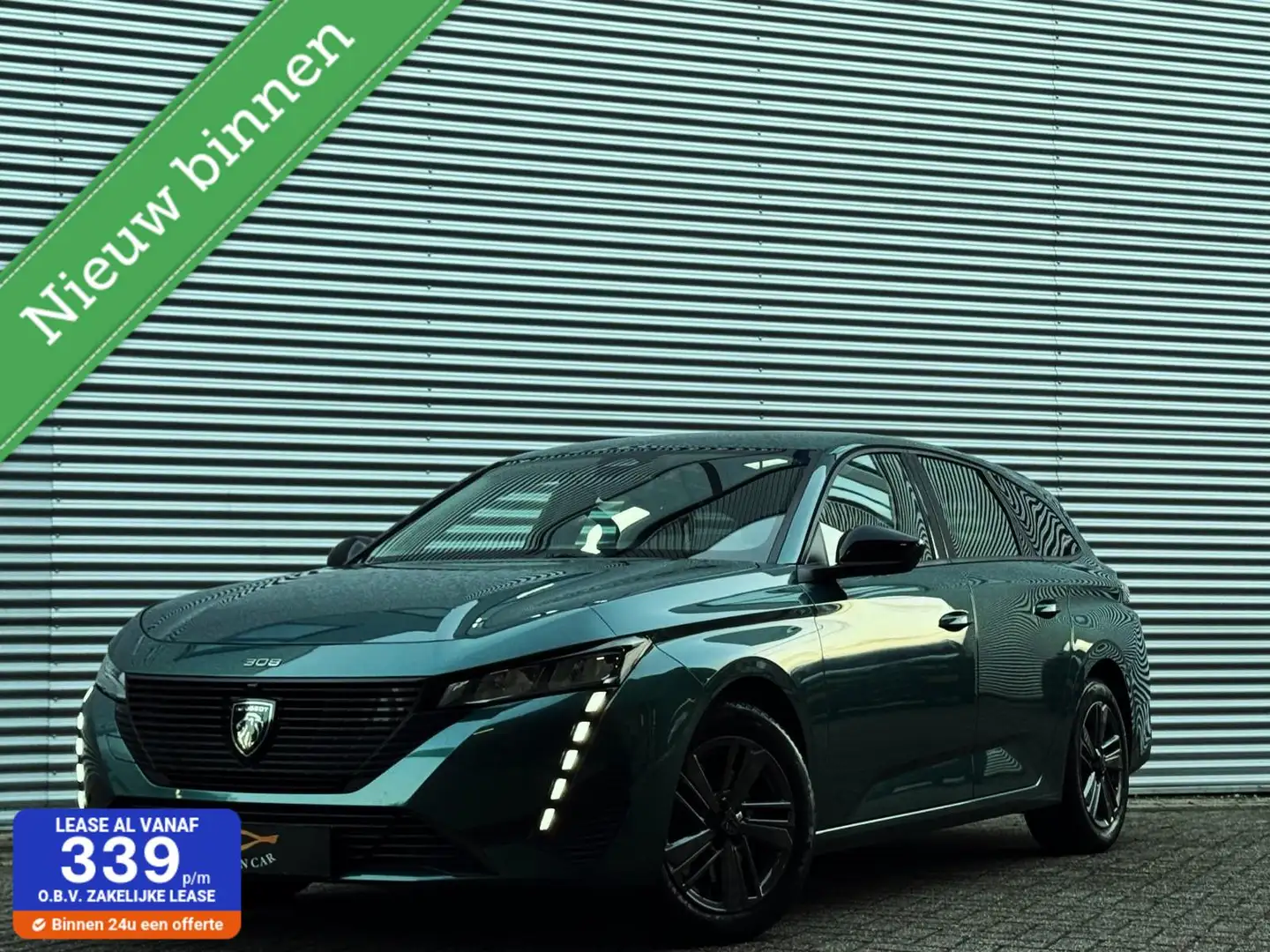 Peugeot 308 1.2 PureTech Active Pack Business/ Navi/Led/Carpla Groen - 1