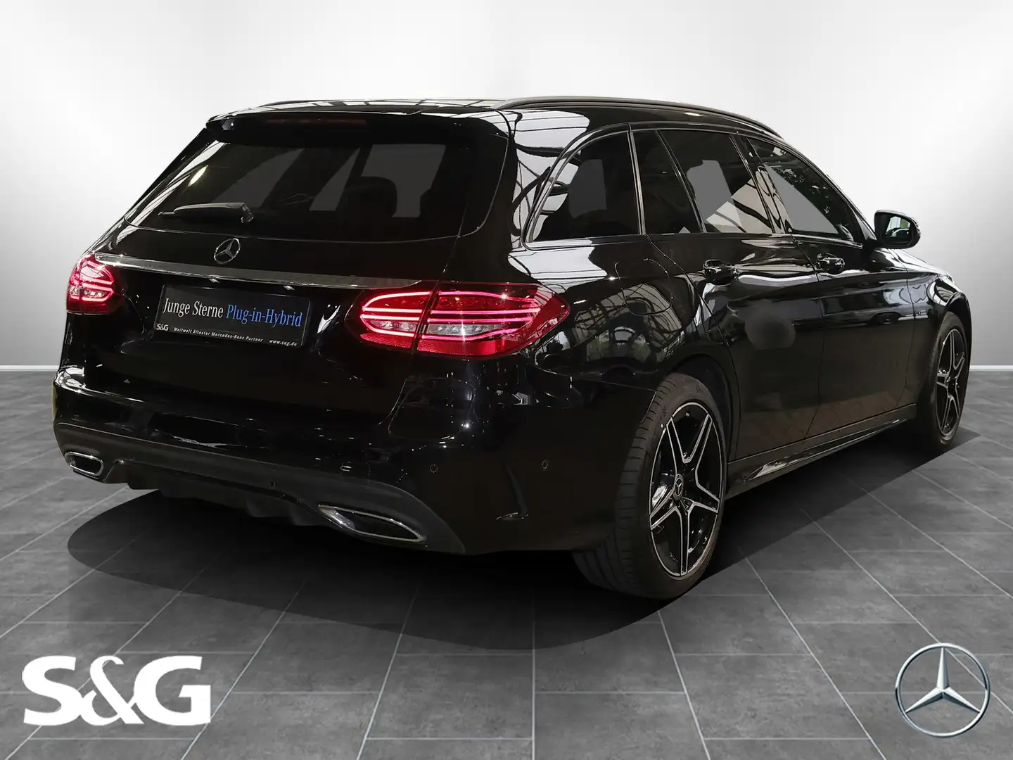 Mercedes-Benz C 300 de T PANORAMA+BURMESTER+KAMERA+CARPLAY+18" Schwarz - 2