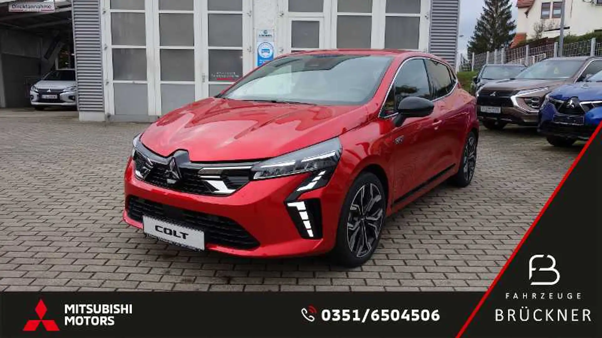 Mitsubishi Colt TOP 1.0 T 360°Kam,Parkbremse elektronisch Rot - 1