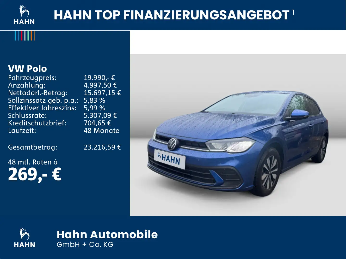 Volkswagen Polo 1.0 TSI Move Navi Bluetooth App-Connect LED Blau - 2