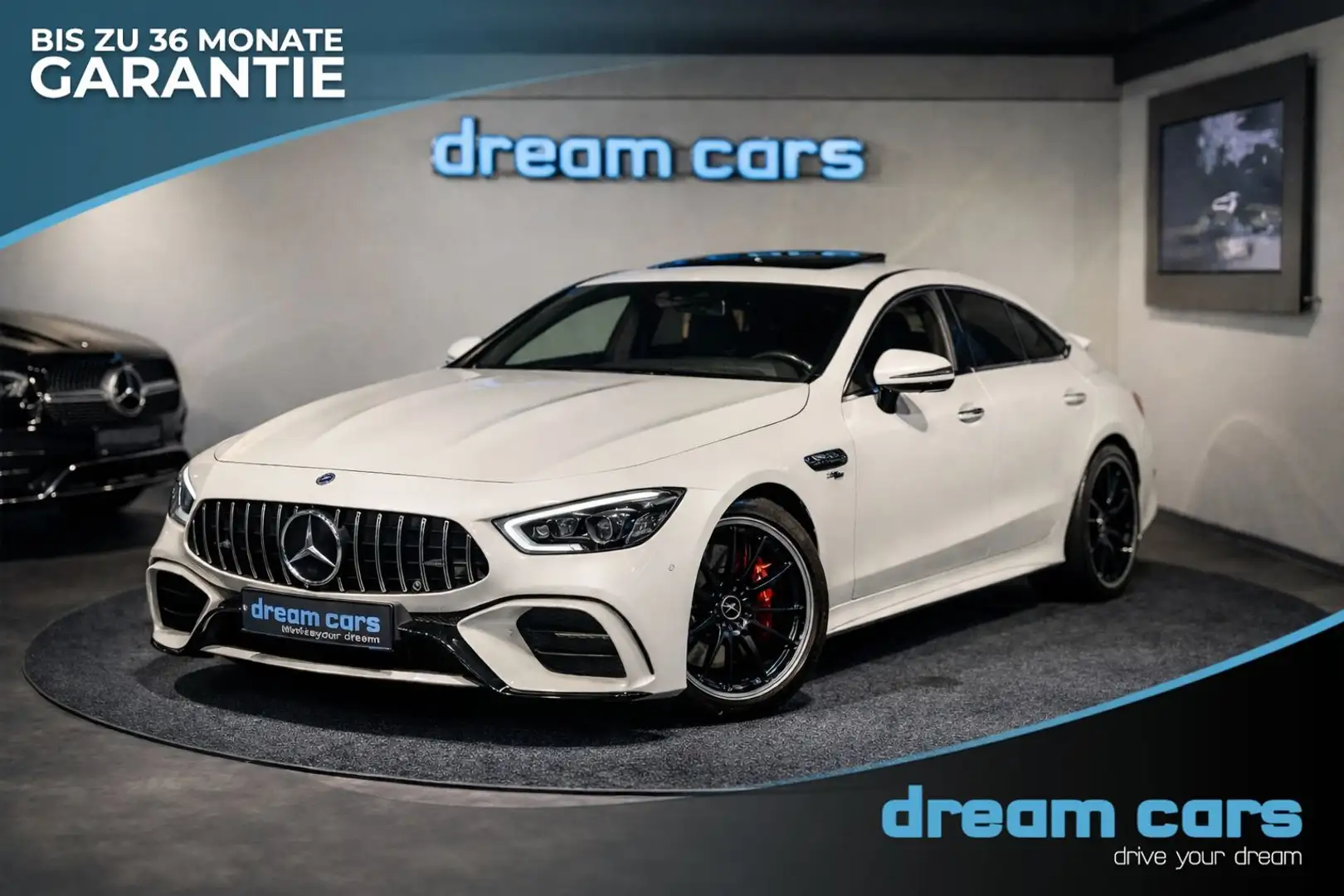 Mercedes-Benz AMG GT 43 4MATIC+ / Designo / Diamant / Hud / Schiebedac Weiß - 1