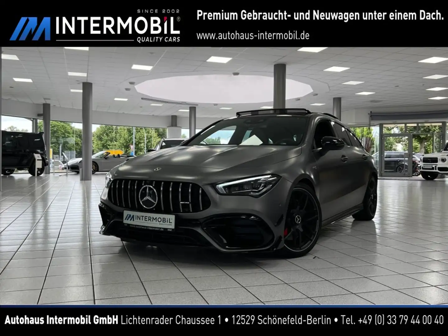 Mercedes-Benz CLA 45 AMG S*MBEAM*PANO*BURM*360° Gris - 1