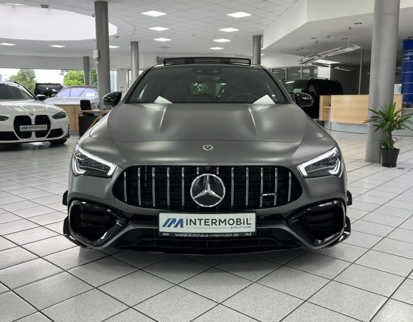 Mercedes-Benz CLA 45 AMG S*MBEAM*PANO*BURM*360° Gris - 2