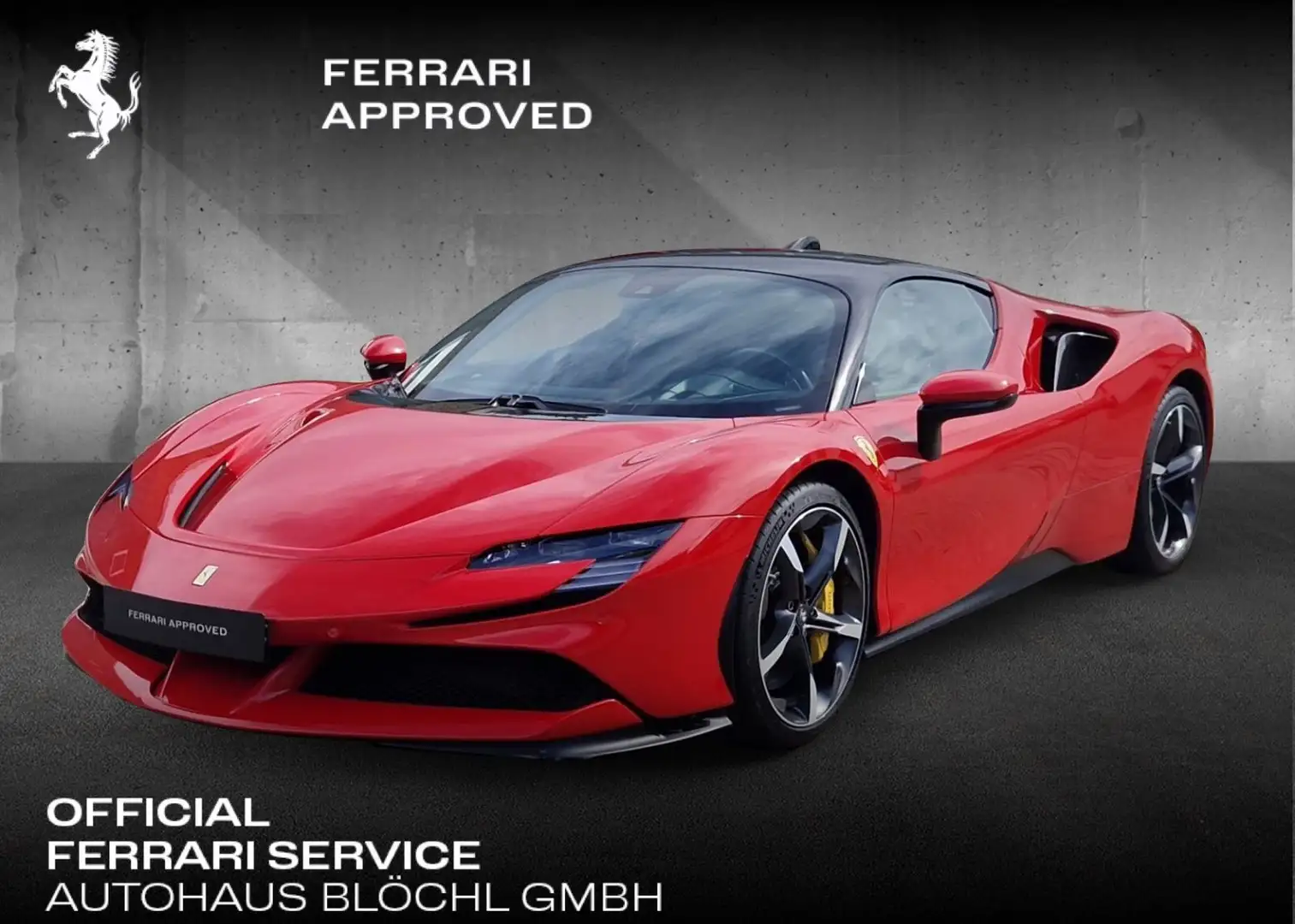 Ferrari SF90*Carbon*Lift*dt.Fahrzeug*JBL*Racingsitze* Roşu - 1