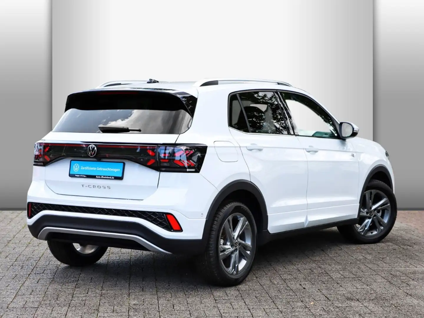 Volkswagen T-Cross R-Line 1.5 TSI OPF DSG APP/ACC/IQ.LIGHT/RÜCKFAHRK. Weiß - 2