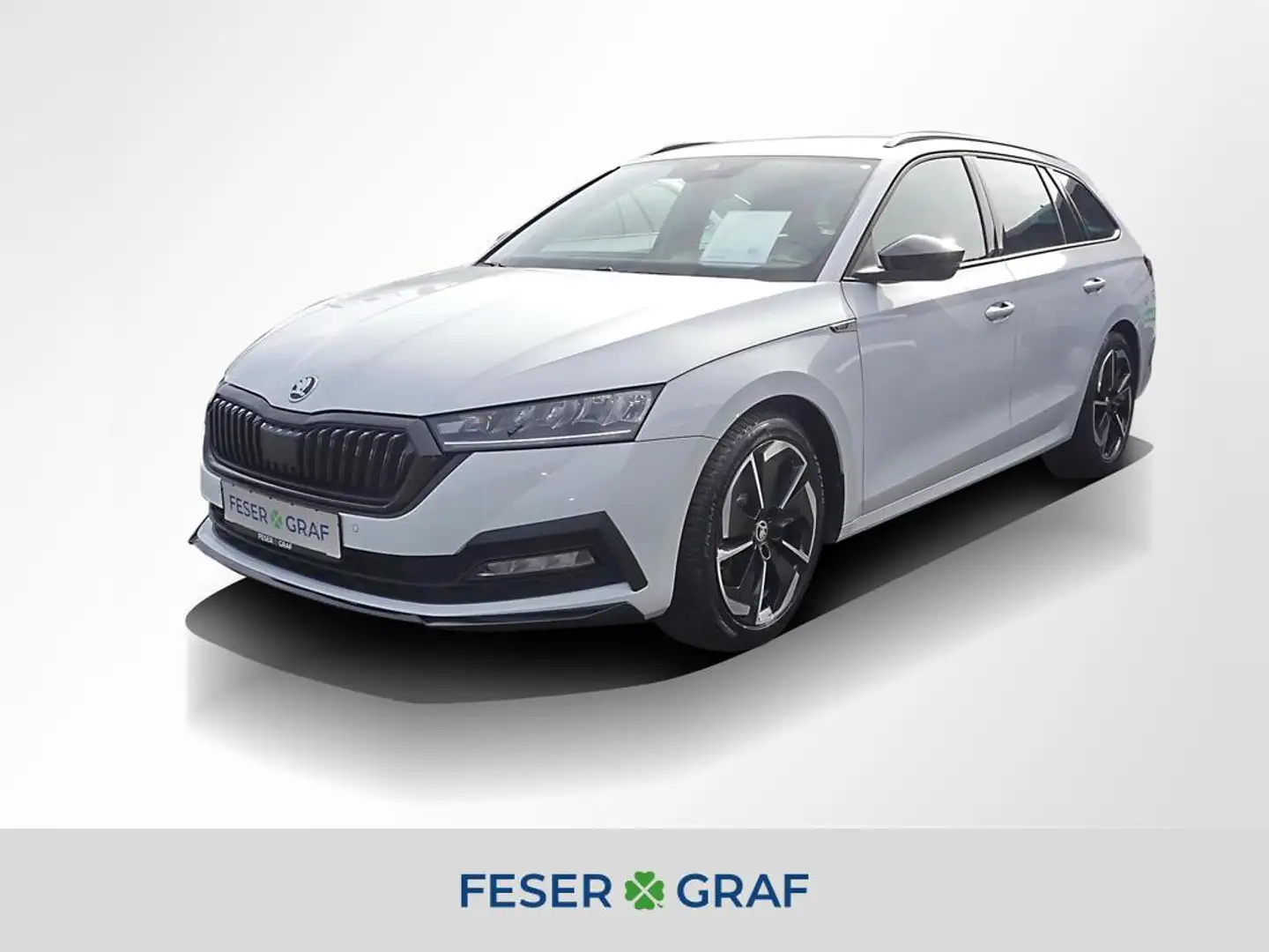 Skoda Octavia Combi Sportline 2.0 TSI DSG Navi LED SiHz Blanc - 1