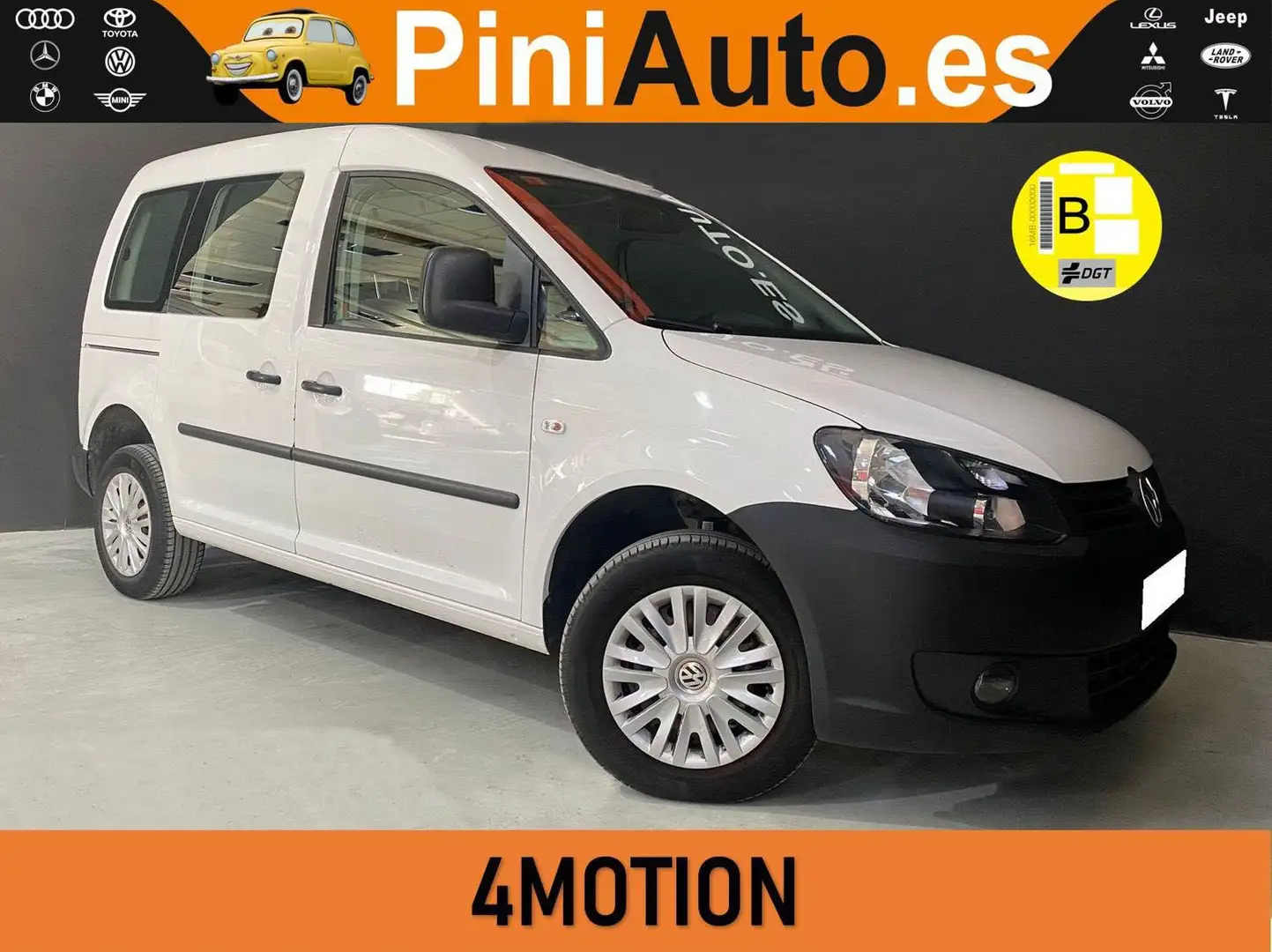 Volkswagen Caddy PRO 2.0TDI Kombi 4M Blanc - 1