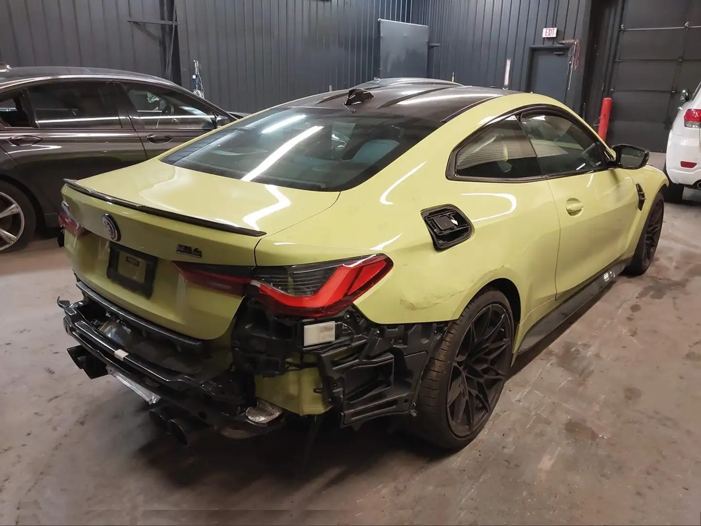 BMW M4 M4 competition usa import front light damage - 2